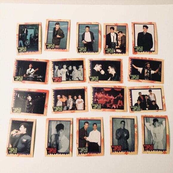 Vtg 1989 New Kids on  The Block 52 Assorted Trading Cards - Picture 8 of 16